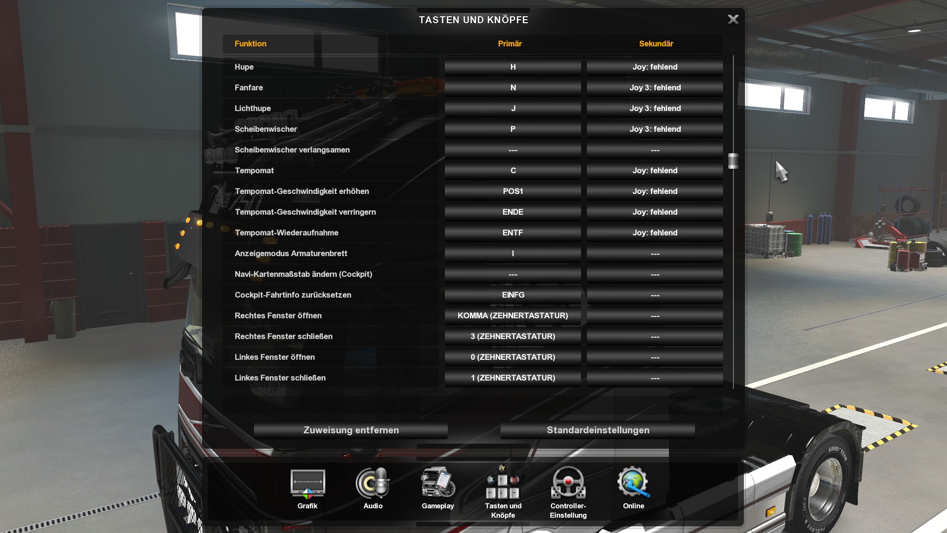 ETS2 Einstellungen 3