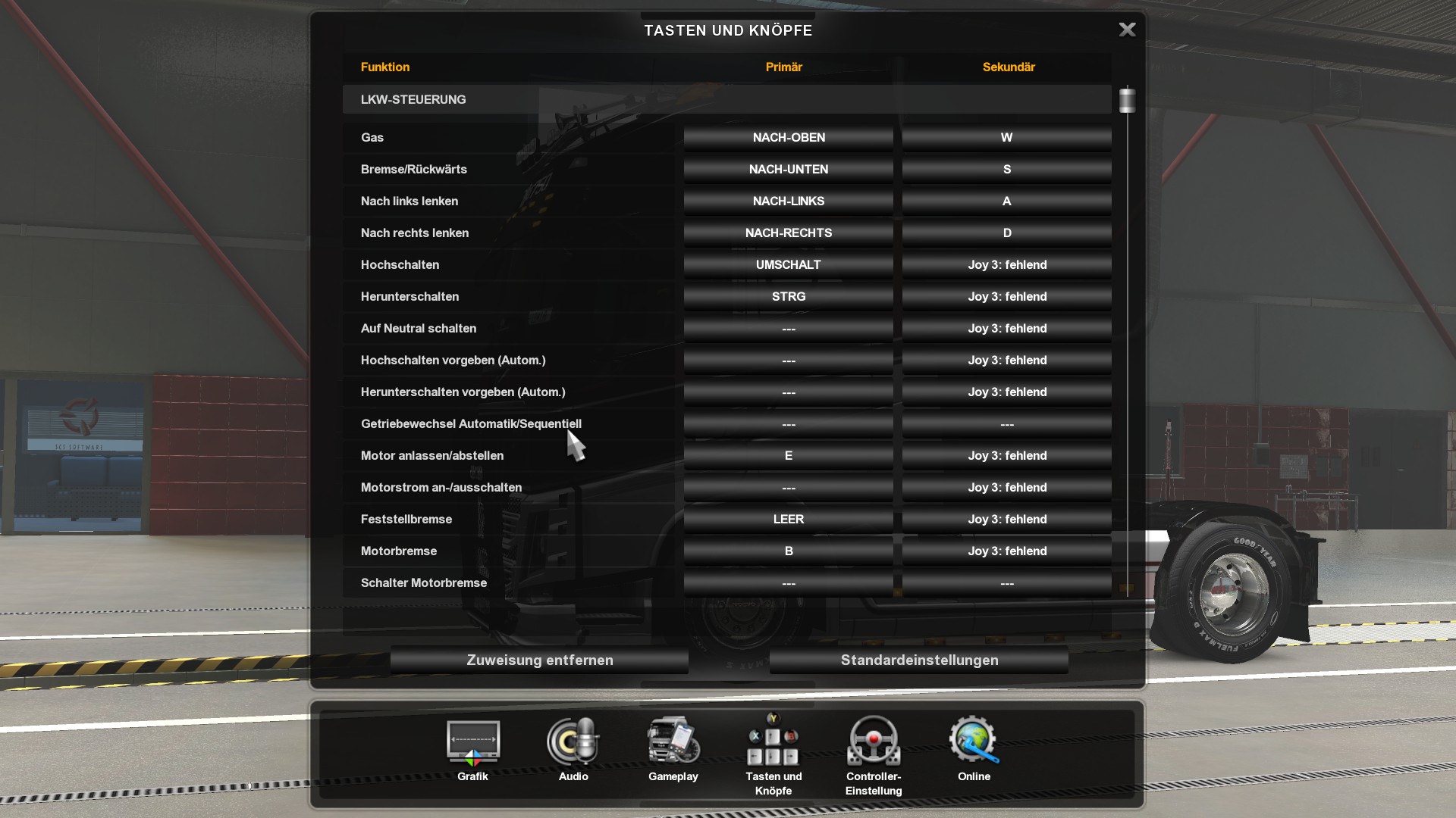 ETS2 Einstellungen 1